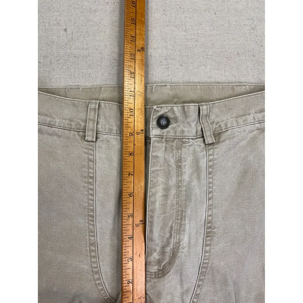 Vintage Patagonia Mens 34 Double Knee Stand Up Work Pants Khaki Canvas Trousers